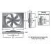 Derale® - High Output Single 12" Electric RAD Fan/Aluminum Shroud Kit