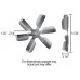 Derale® - 15" Heavy Duty Stainless Steel Standard Rotation Flex Fan