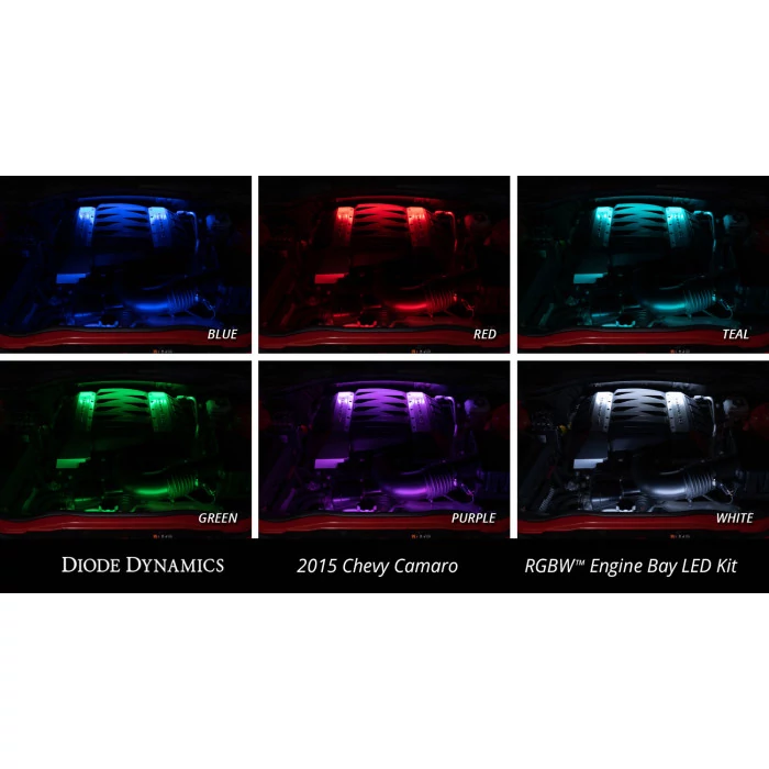 Diode Dynamics® - RGBW Engine Bay Strip Kit