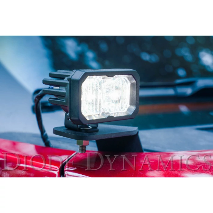 Diode Dynamics® - Stage Series Hood Ditch Mounts for 3" LED Lights
