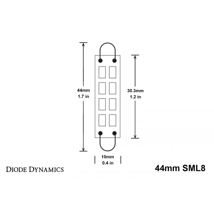 Diode Dynamics® - SML8 Series Multi-Purpose Light Bulb