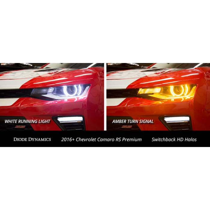 Diode Dynamics® - Switchback White/Amber LED Halo Kit