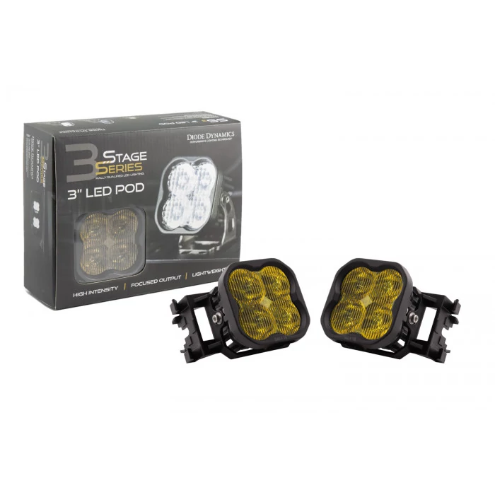 Diode Dynamics® - Stage Pro Series SAE 3" LED Fog Light Kit