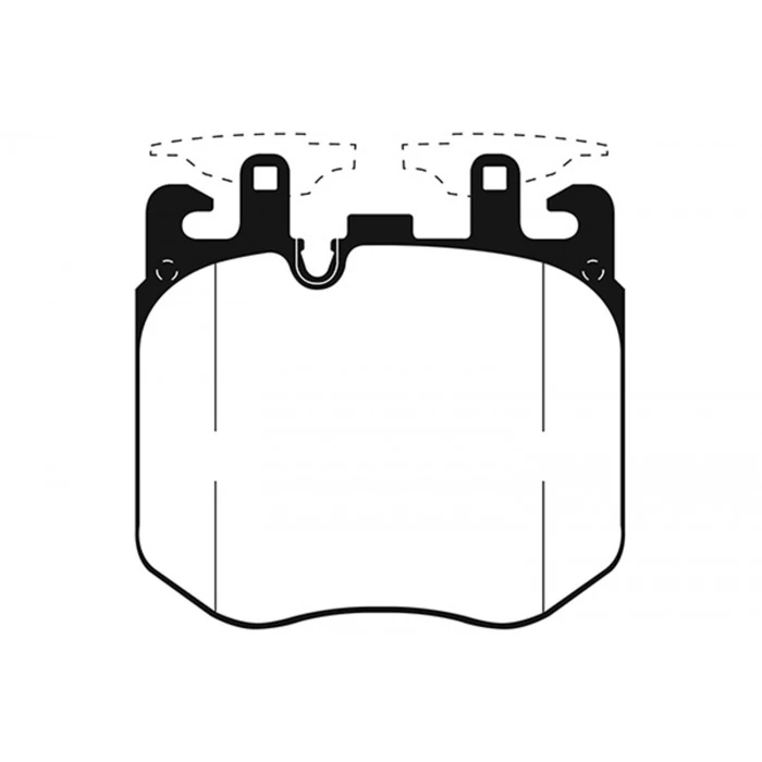 EBC Brakes® - EBC Redstuff Ceramic Low Dust Brake Pads