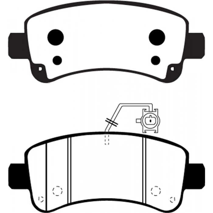 EBC Brakes® - EBC Ultimax OEM Replacement Brake Pads