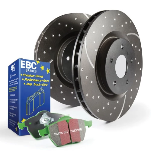 EBC Brakes® - S10 Kits Greenstuff 2000 and GD Rotors