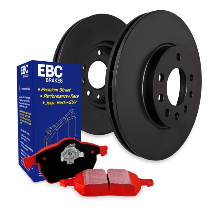 EBC Brakes® - Rear 302mm Diameter S12 Kits Redstuff and RK Rotors