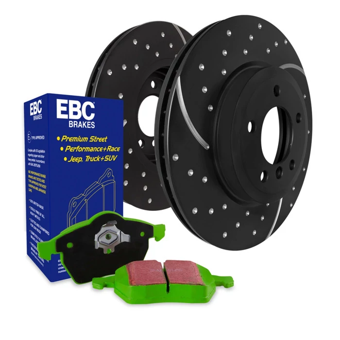 EBC Brakes® - Front 320mm Diameter S3 Kits Greenstuff 6000 and GD Rotors