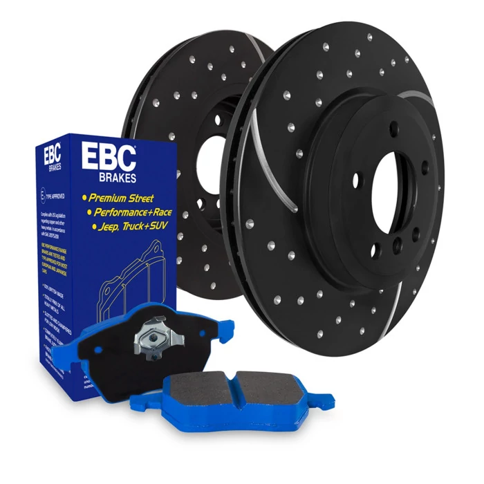 EBC Brakes® - Rear 286mm Diameter S6 Kits Bluestuff and GD Rotors