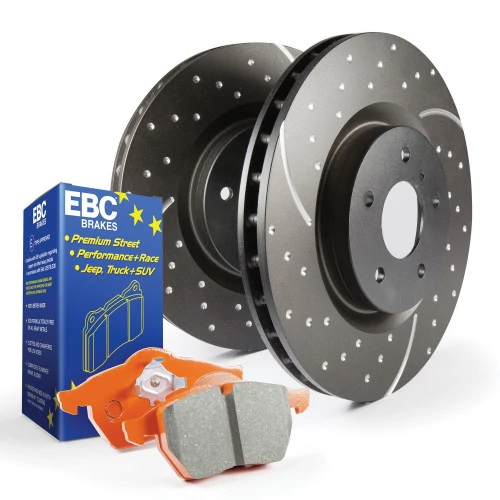 EBC Brakes® - S8 Kits Orangestuff and GD Rotors