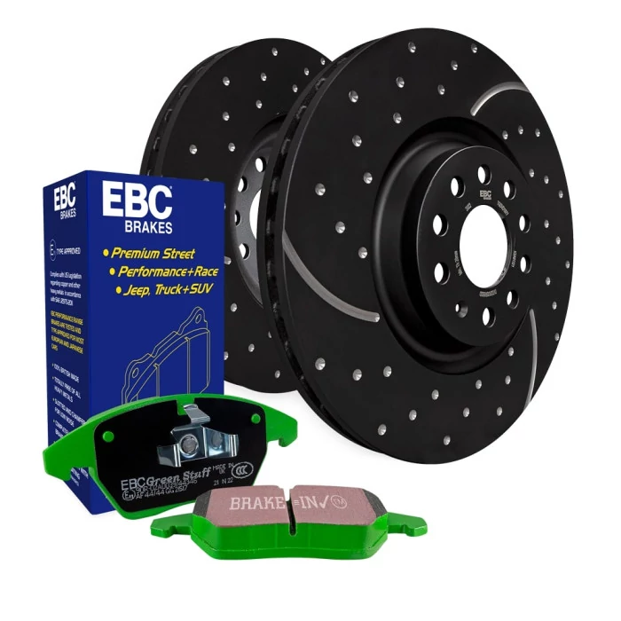 EBC Brakes® - Front 285mm Diameter Universal S10 Kits Greenstuff 2000 and GD Rotors