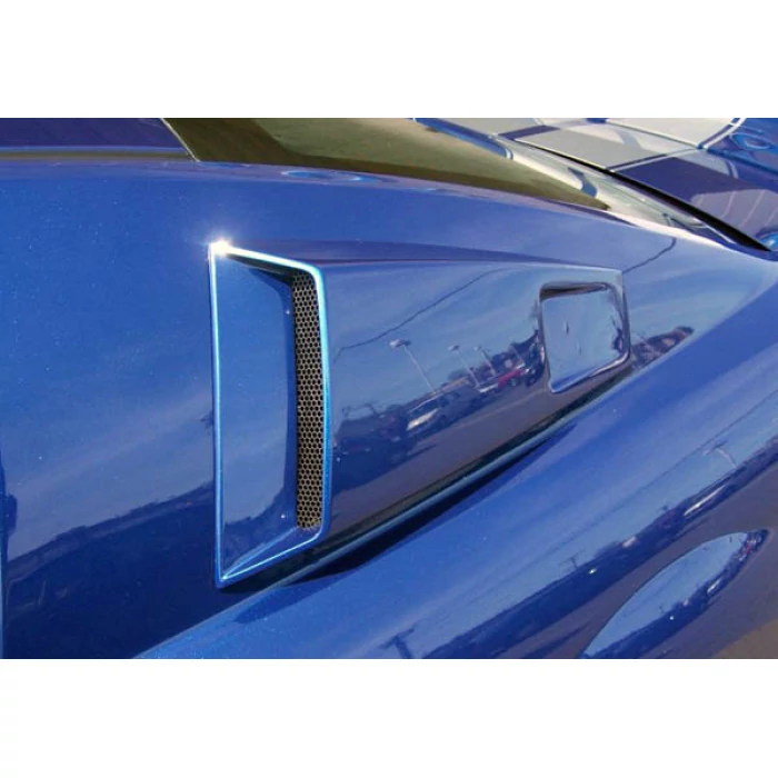 Couture® - CVX Style Window Scoops Louvers Ford Mustang