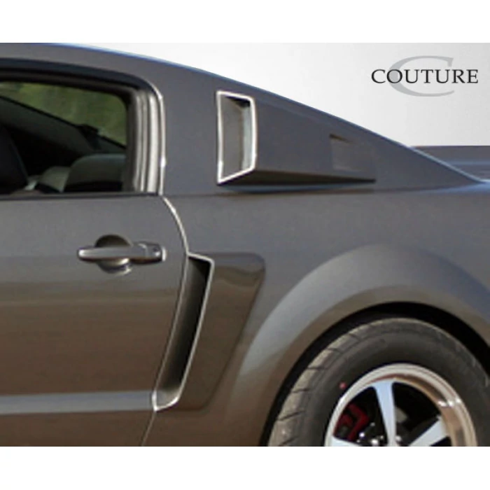 Couture® - CVX Style Window Scoops Louvers Ford Mustang