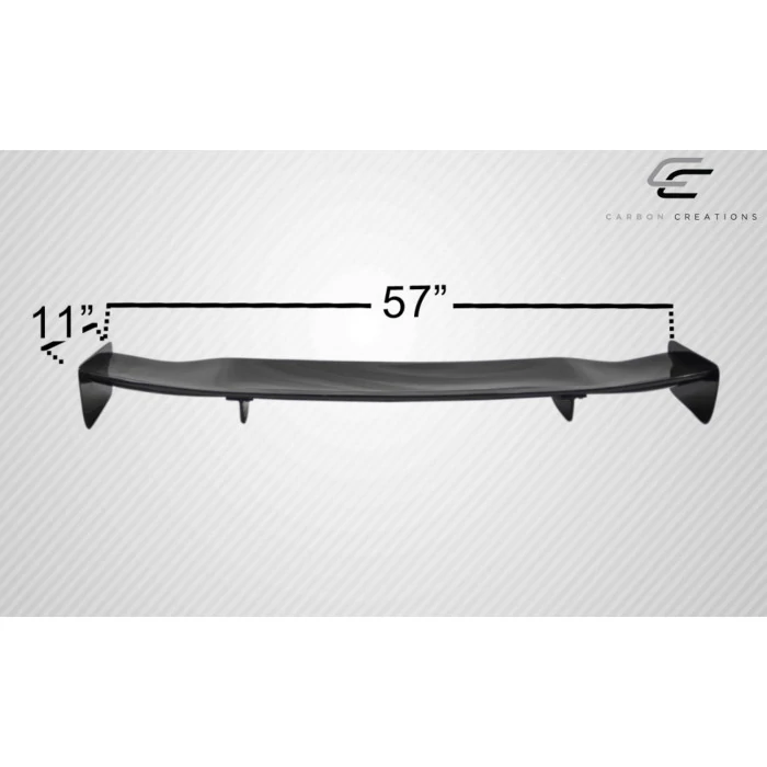 Carbon Creations® - Universal GT Concept 2 Style Trunk Lid Wing Spoiler