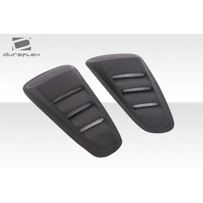 Duraflex® - Circuit Style Window Scoops Louvers Ford Mustang