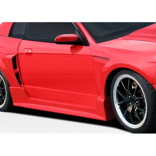 Duraflex® - CBR500 Style Wide Body Side Skirt Rocker Panels Ford Mustang