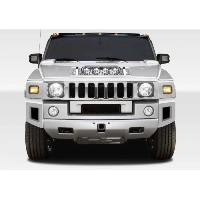 Duraflex® - BR-N Style Front Add On Spat Bumper Extensions Hummer H2