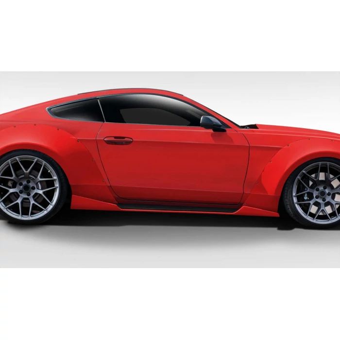 Duraflex® - Grid Style Side Skirt Rocker Panels Ford Mustang