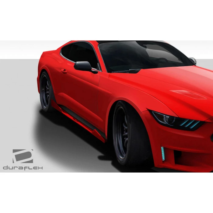 Duraflex® - Grid Style Side Skirt Rocker Panels Ford Mustang