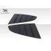 Duraflex® - CVX Style Rear Window Scoops Louvers Ford Mustang