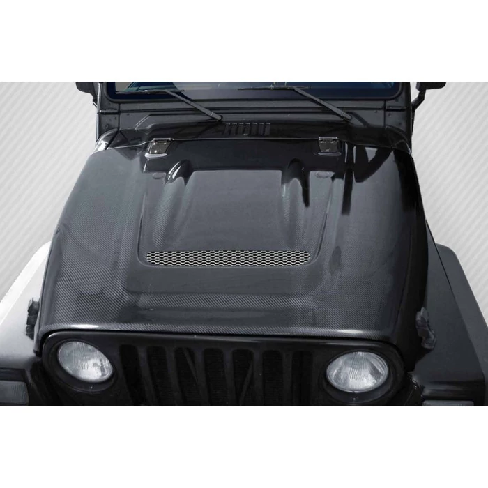 Carbon Creations® - Heat Reduction Style Hood Jeep Wrangler