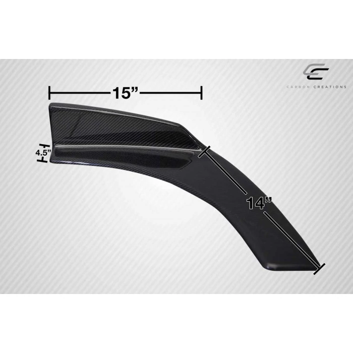 Carbon Creations® - Universal Type 1 Style Front/Rear Winglet Splitters