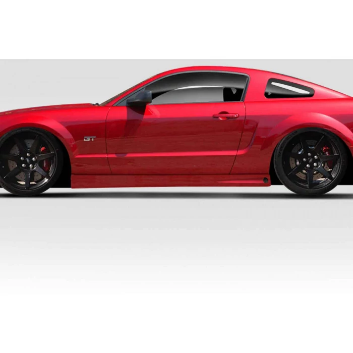 Duraflex® - Blits Style Side Skirts Ford Mustang