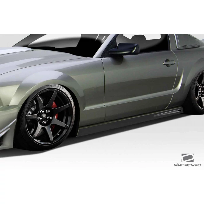Duraflex® - Blits Style Side Skirts Ford Mustang