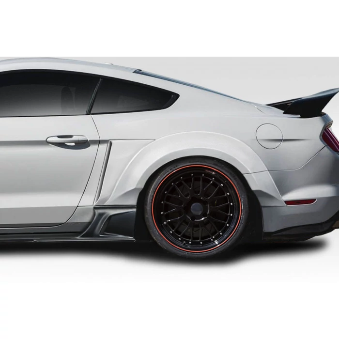 Duraflex® - KT Style Wide Body Rear Fender Flares Ford Mustang
