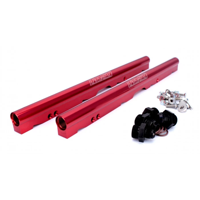 FAST® - Red Billet Fuel Rail Kit for LS2 LSXr 102mm Intake Manifolds