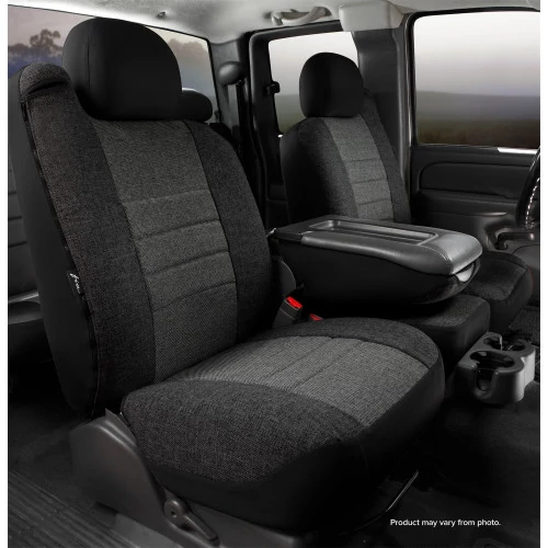 Fia® - Oe Custom Fit Seat Cover, for Seats with Built In Seat Belts, Adjustable Headrests, Fixed Backrest on 20 in. Portion