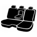 Fia® - LeatherLite Custom Fit Seat and Headrest Cover, for Seats with Adjustable Headrests, Armrests with Cup Holder
