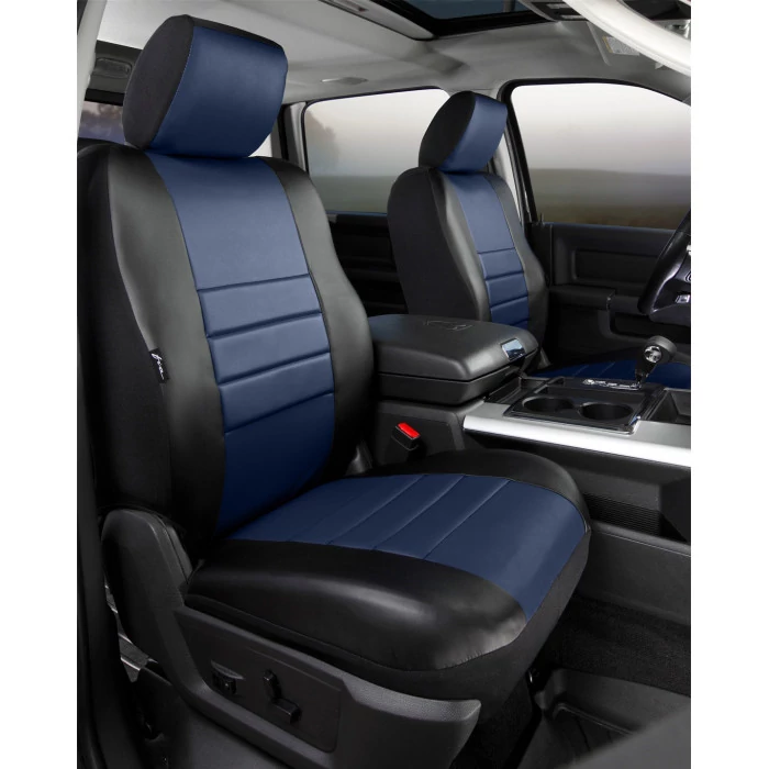 Fia® - LeatherLite Custom Fit Seat Cover, for Seats with Rounded Headrests, Armrests