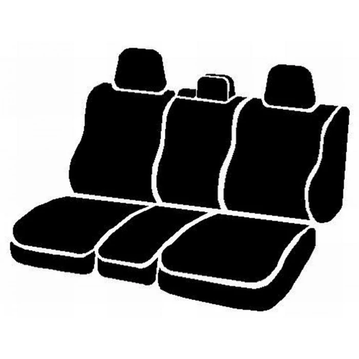 Fia® - LeatherLite Custom Fit Seat and Headrest Cover, for Seats with Center Seat Belts, Adjustable Headrests, Armrest/Storage with Cup Holder, Airbags, No Cushion Storage