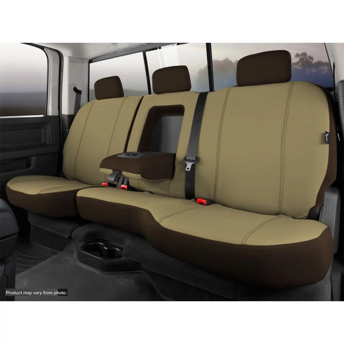 Fia® - Seat Protector Custom Fit Seat Cover, for Seats with Adjustable Headrests, Armrest with Cup Holder