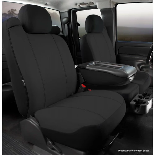 Fia® - Seat Protector Custom Fit Seat Cover, for Seats with Built In Seat Belts, Adjustable Headrests, Armrest/Storage