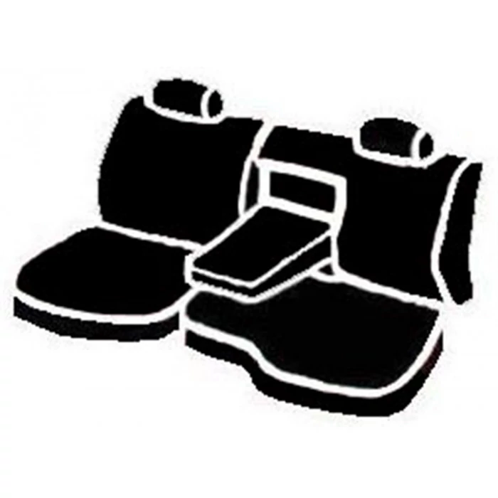 Fia® - Wrangler Custom Fit Seat Cover, for Seats with Adjustable Headrests, Armrest, Cushion Cut Out