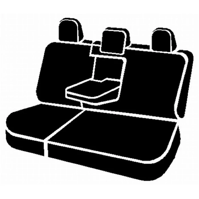 Fia® - Wrangler Solid Seat Cover, for Seats with Adjustable Headrests, Armrest with Cup Holder