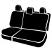 Fia® - Wrangler Solid Seat Cover, for Seats with Built In Center Seat Belts, Adjustable Headrests