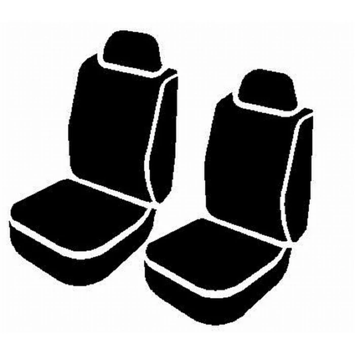 Fia® - Wrangler Solid Seat Cover, for Seats with Removable Headrests, Built In Side Airbag