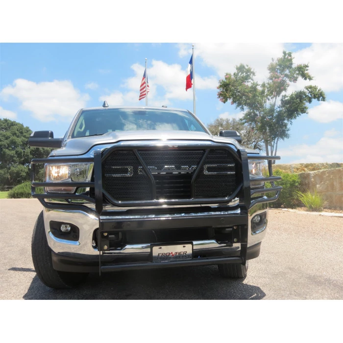 Frontier Truck Gear® - Black Powder Coated Grille Guard