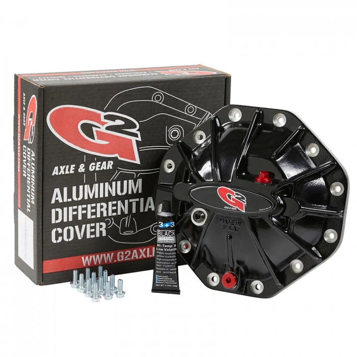 G2 Axle and Gear® - 9.25 In Rear Aluminum Differential Cover Black