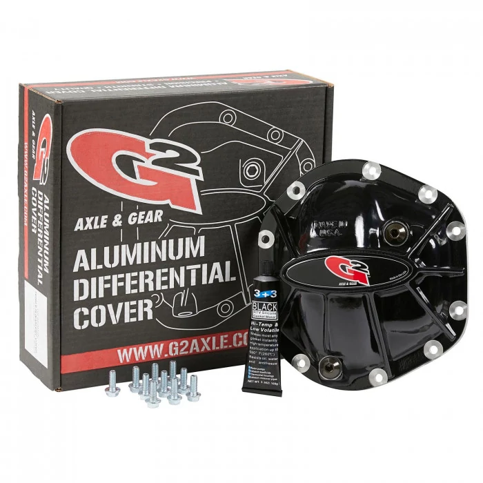 G2 Axle and Gear® - Dana 44 Aluminum Differential Cover Black Powder Coat Finish