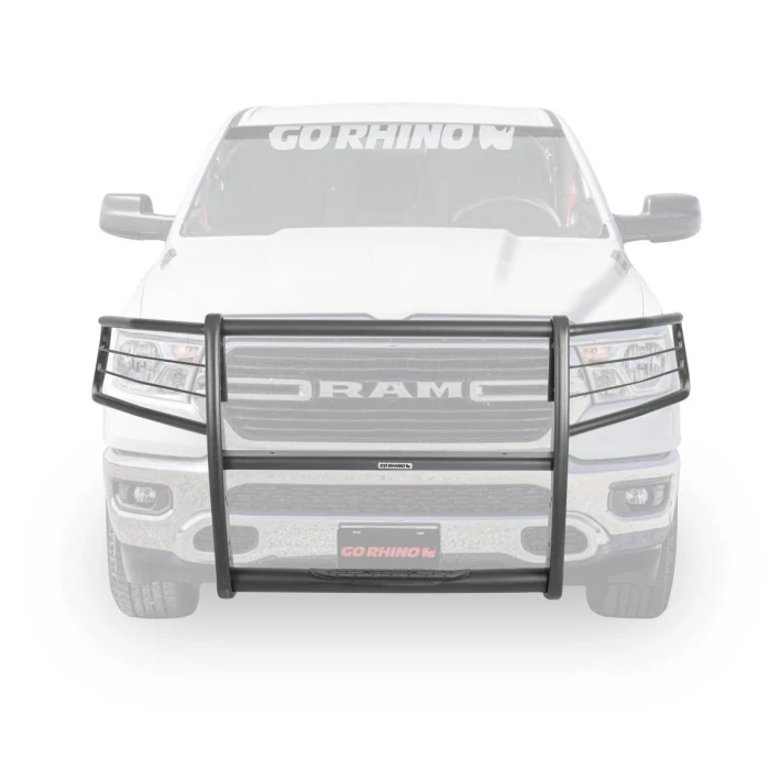 Go Rhino® - 3100 Series Grille Guard with Brush Guards StepGuard