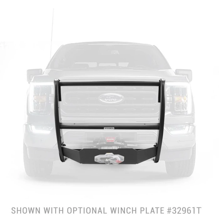 Go Rhino® - 3100 Series Center Grille Guard Only StepGuard with Black Powder Coat