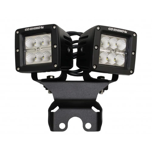Go Rhino® -  Hard Top Rear Light Mounts for two 3 x 3 LED Cub