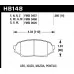 Hawk® - 0.560 Thickness HPS Disc Brake Pads