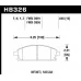 Hawk® - 0.646 Thickness LTS Disc Brake Pads