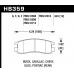 Hawk® - 0.543 Thickness Performance Ceramic Disc Brake Pads