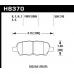 Hawk® - 0.559 Thickness Performance Ceramic Disc Brake Pads